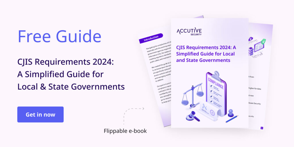 CJIS compliance requirements