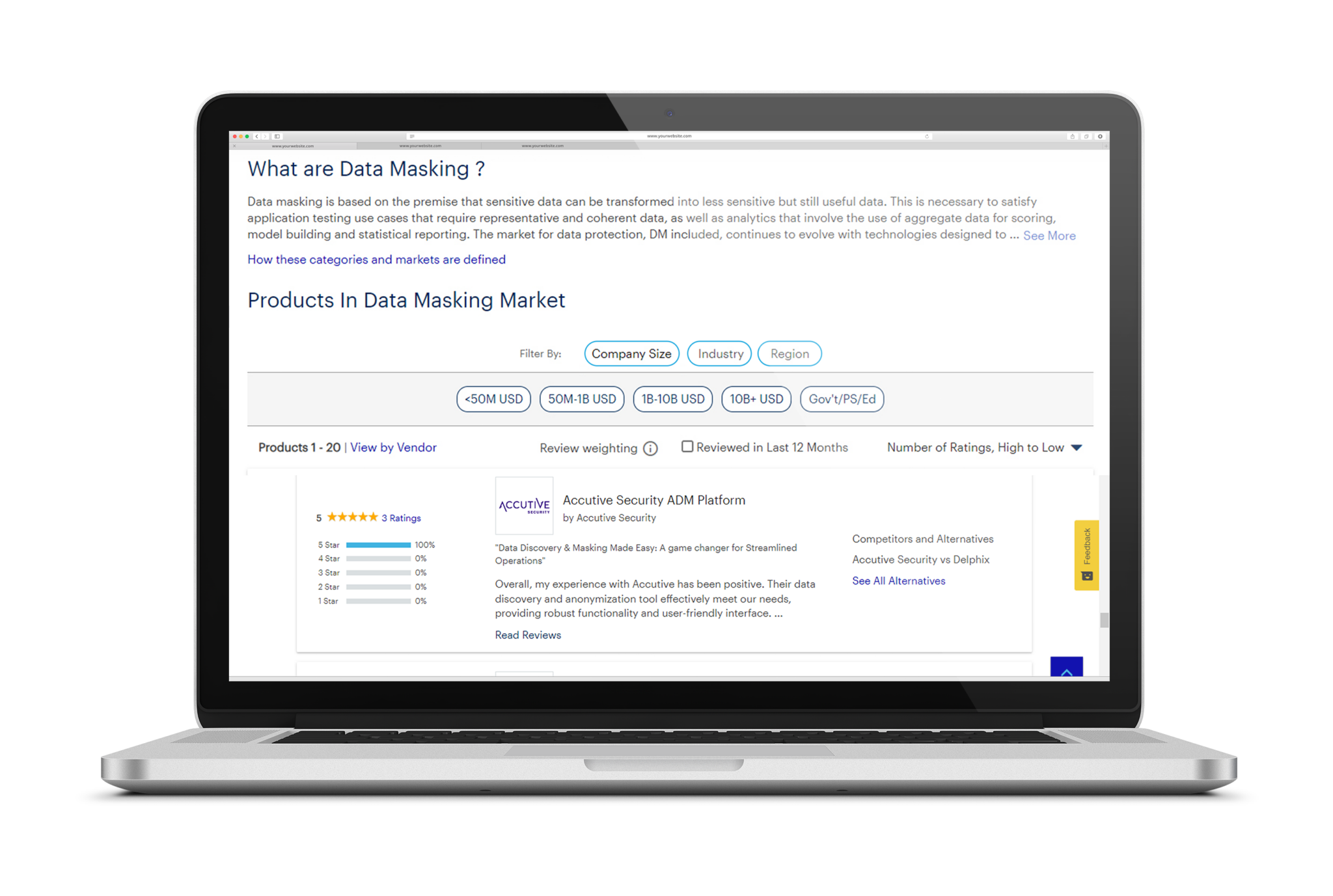 Accutive Security ADM Masking Platform