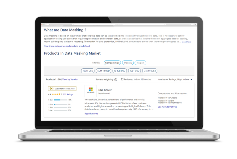 Best Data Masking Tools Gartner (Updated 2024)