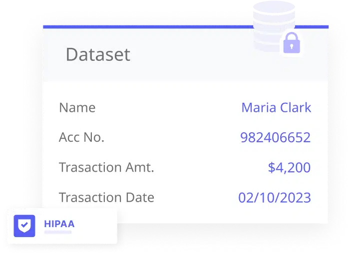 A screenshot showing the data set organized within the data tab of a software application interface.